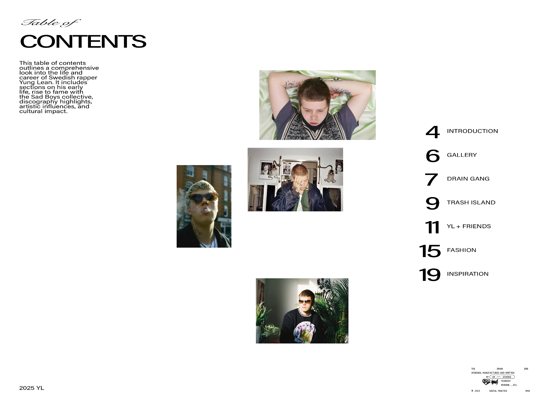 'Drain' — Interactive Magazine