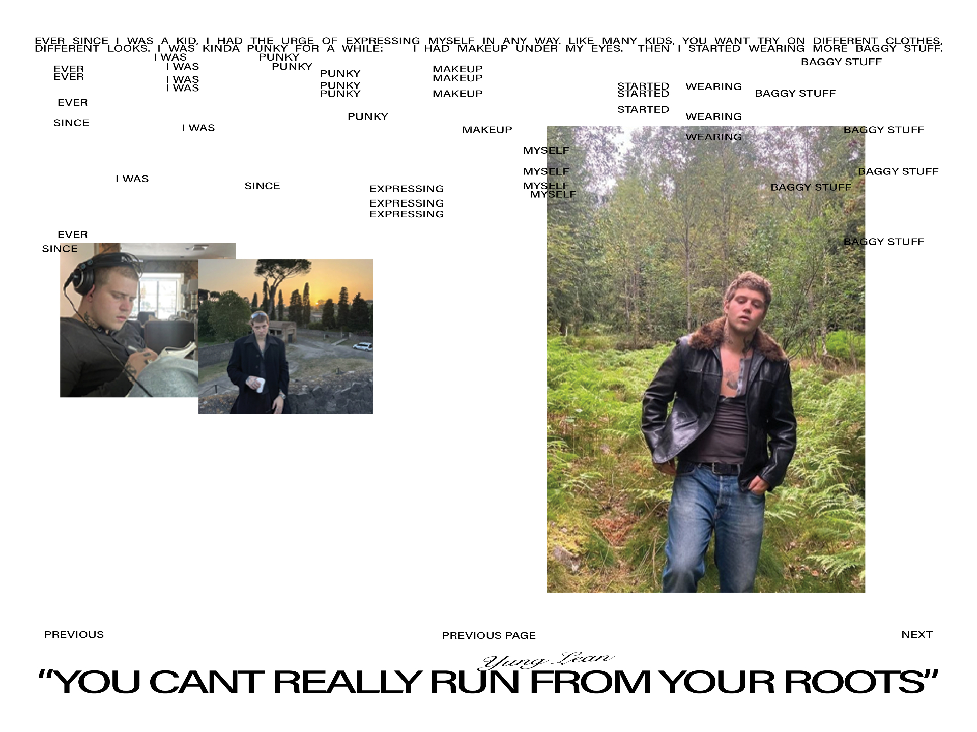 'Drain' — Interactive Magazine