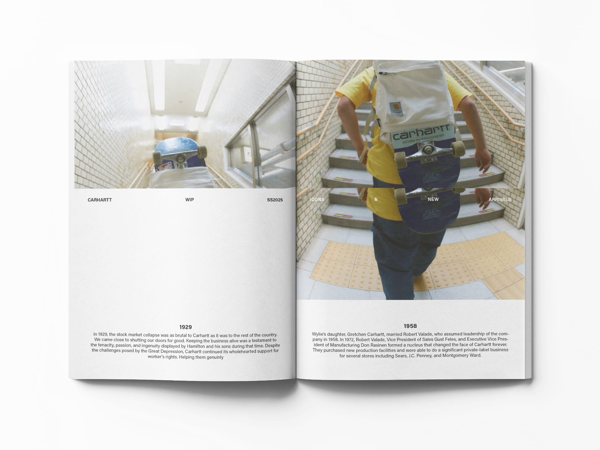Carhartt WIP — magazine spread